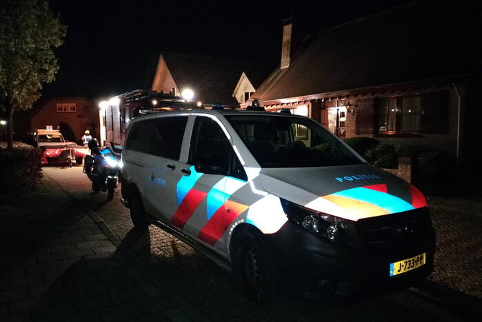 Schoorsteen geveegd na brand