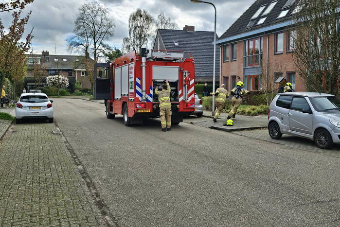 Woonlocatie ontruimd wegens brand