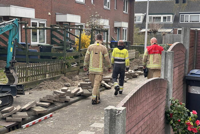 Gaslekkage door werkzaamheden voor woningen