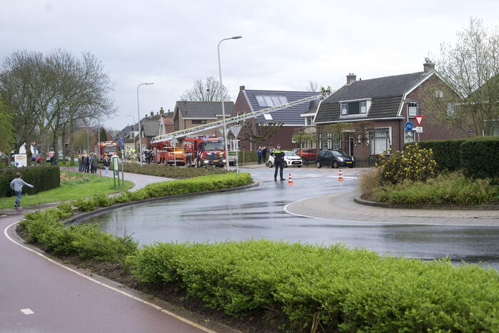 Schoorsteenbrand snel onder controle