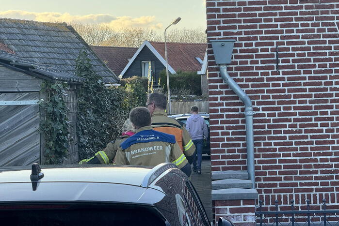 Brandweer ingezet voor barbecue