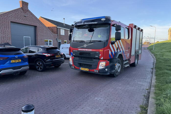 Brandweer ingezet voor barbecue