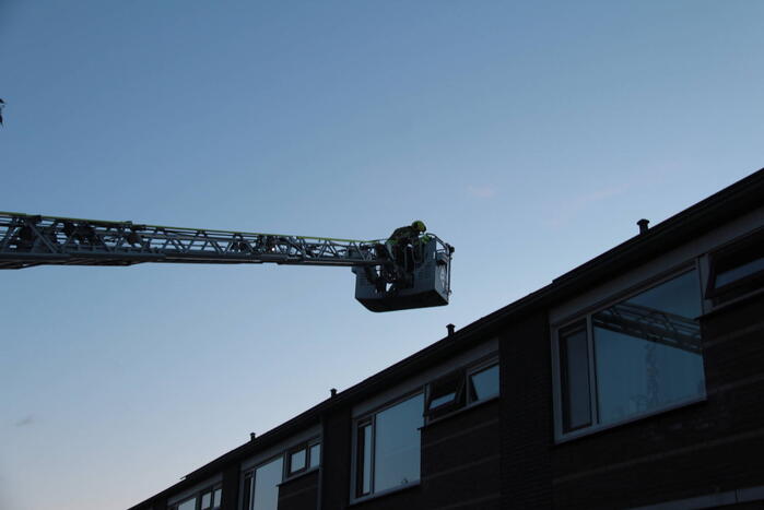 Brandweer controleert zonnepanelen op mogelijke brand