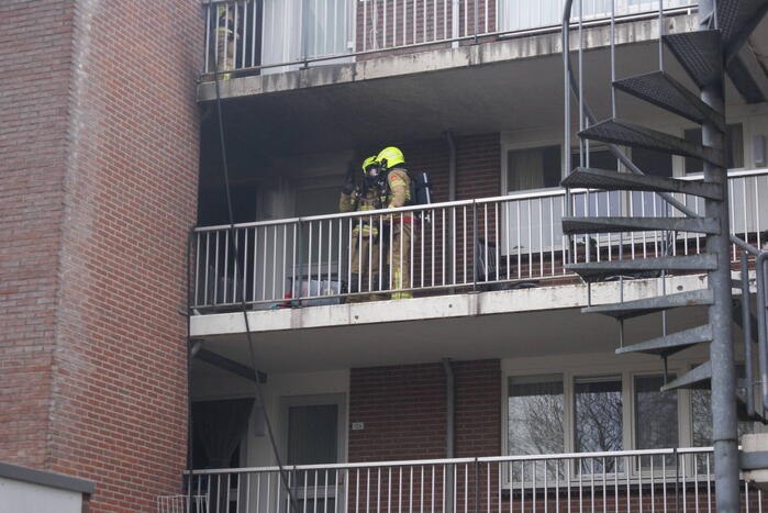 Appartementencomplex ontruimd vanwege brand