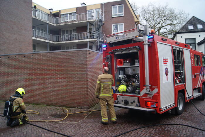 Appartementencomplex ontruimd vanwege brand
