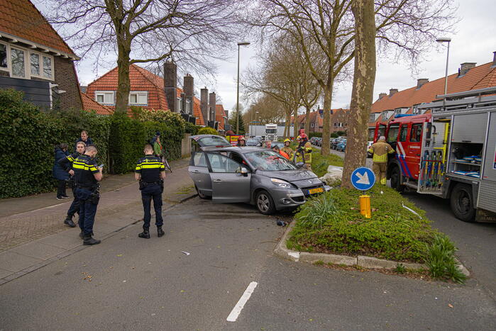 Automobilist botst tegen boom