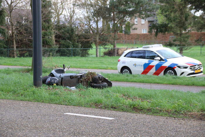 Scooterrijder gewond na val