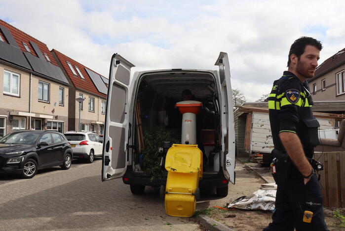 Politie ontmanteld hennepplantage