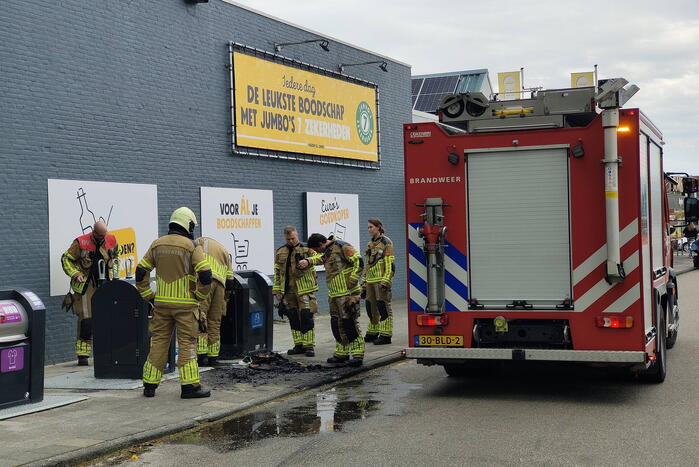 Containerbrand snel geblust