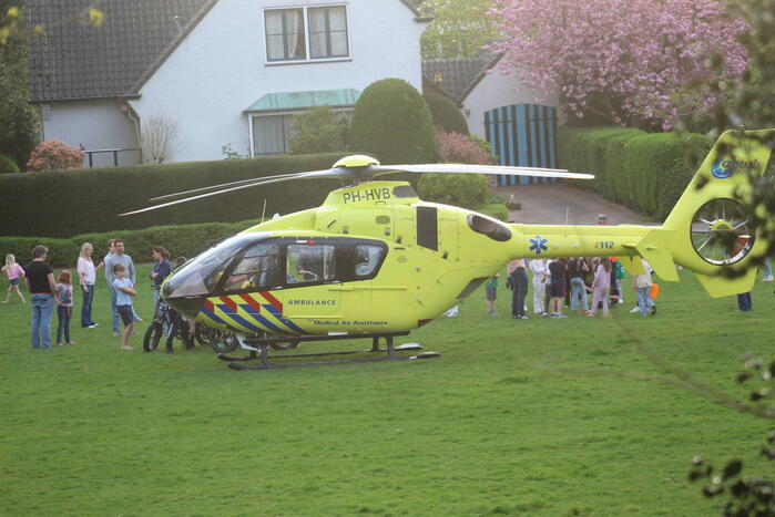 Inzet traumahelikopter trekt veel bekijks