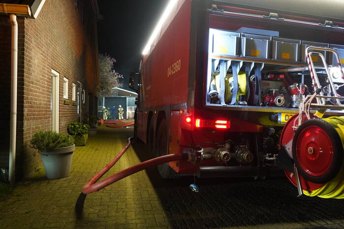 Kalveren omgekomen bij grote brand