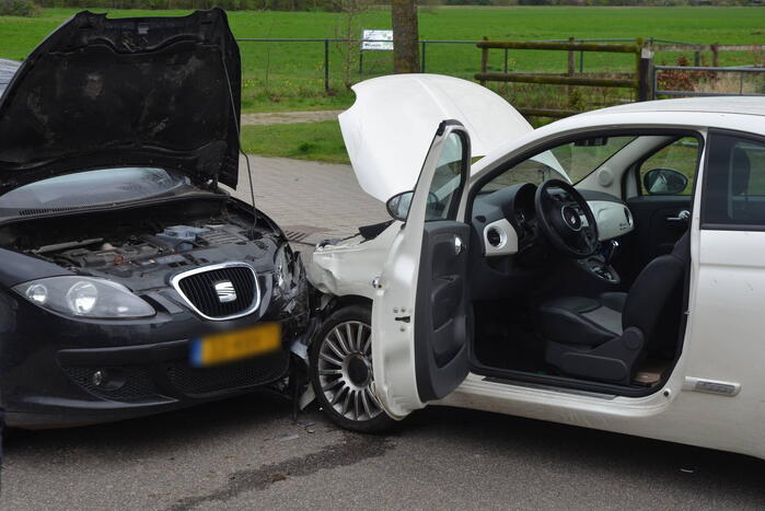 Gewonde bij frontale botsing