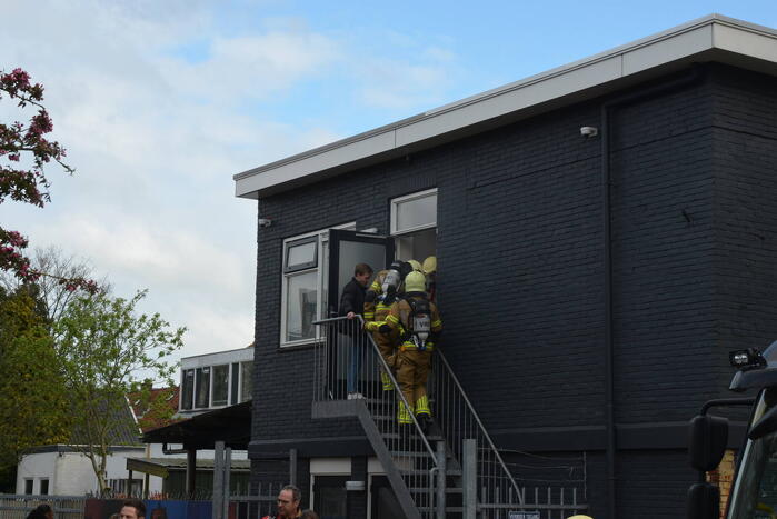 Brandweer controleert woning op brand