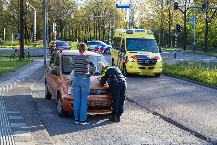 Fietser aangereden door automobilist