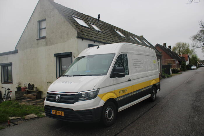 Gasleiding geraakt tijdens graafwerkzaamheden