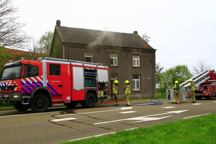 Rookontwikkeling bij brand in vrijstaande woning