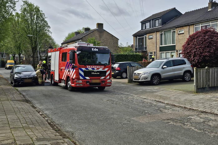 Gasleiding geraakt tijdens werkzaamheden