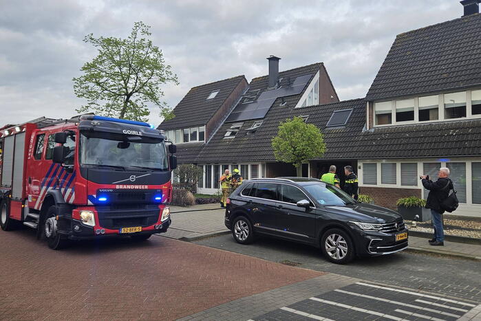 Brand in woning snel onder controle