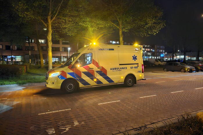 Persoon ten val met elektrische fiets