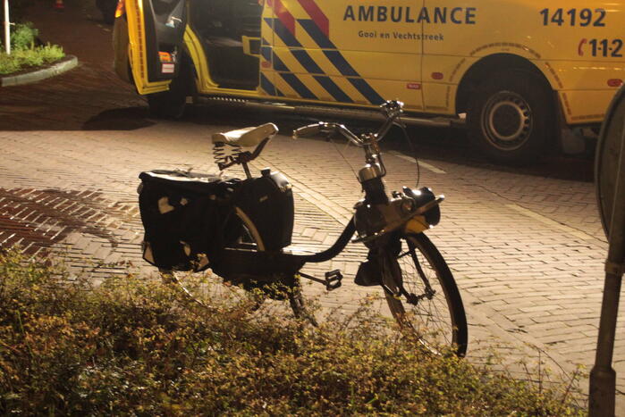 Solex bestuurder gewond bij aanrijding met fietser