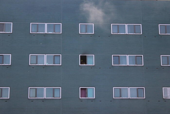 Brand in een studentenhuis van technische Universiteit