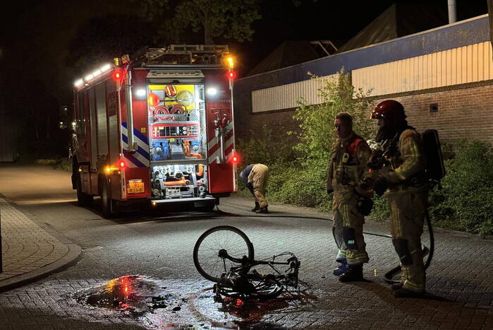 Spartamet vat vlam op industrieterrein