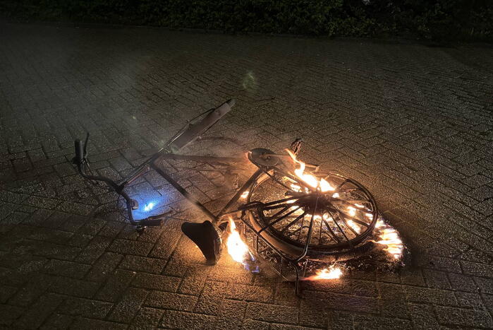 Spartamet vat vlam op industrieterrein