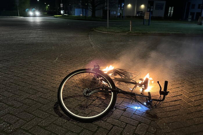 Spartamet vat vlam op industrieterrein