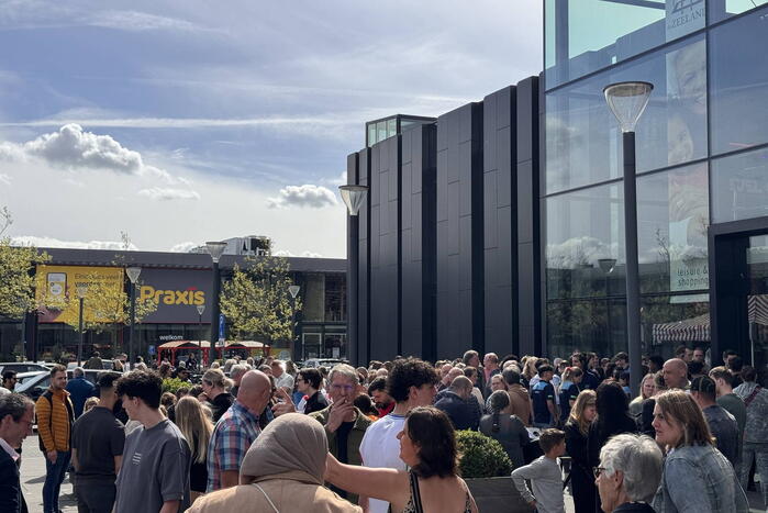 Winkelcentrum ontruimd vanwege storing in sprinkler