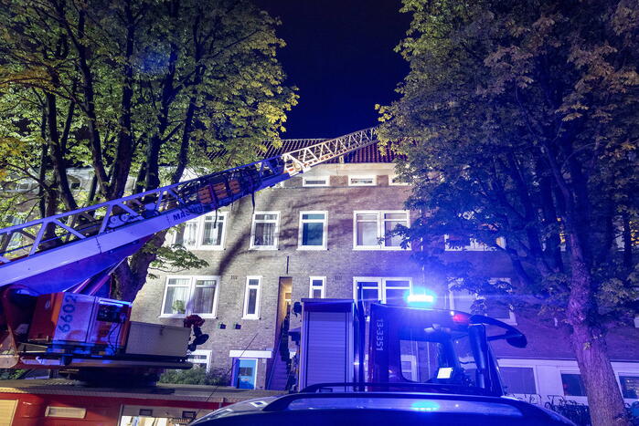 Grote brand in Amsterdamse woning