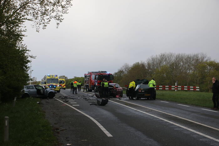 Meerdere gewonden bij ernstig ongeval