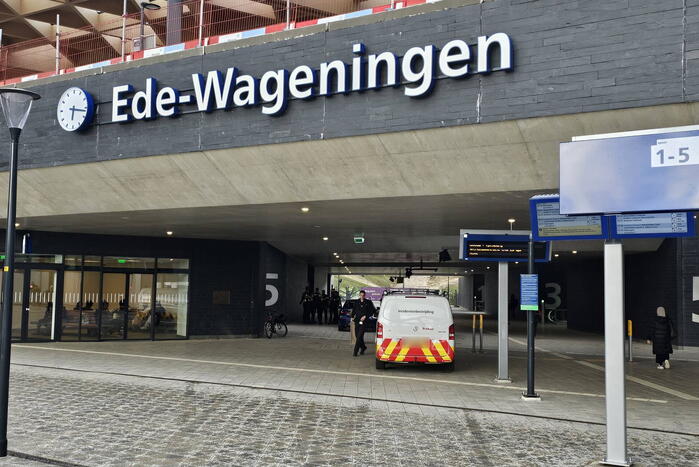 Veel politie op de been na melding van persoon met vuurwapen in trein