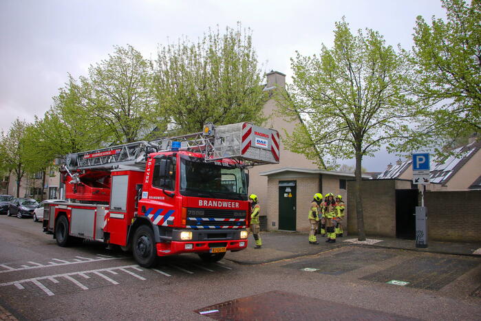 Dakrand los door harde wind