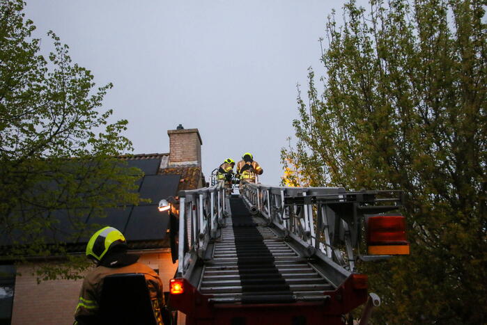 Dakrand los door harde wind