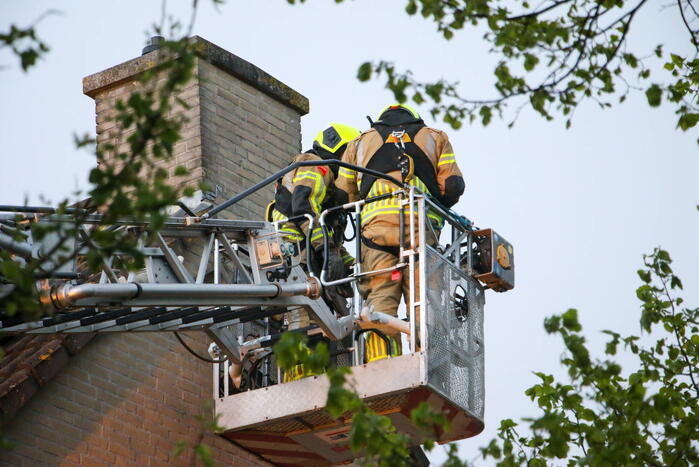 Dakrand los door harde wind