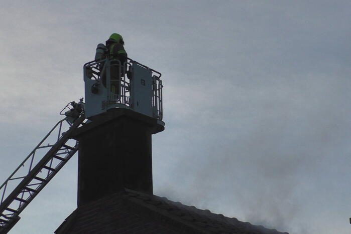Rookontwikkeling bij brand in sloopwoning
