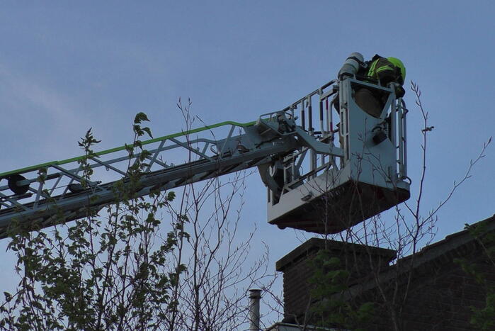 Rookontwikkeling bij brand in sloopwoning