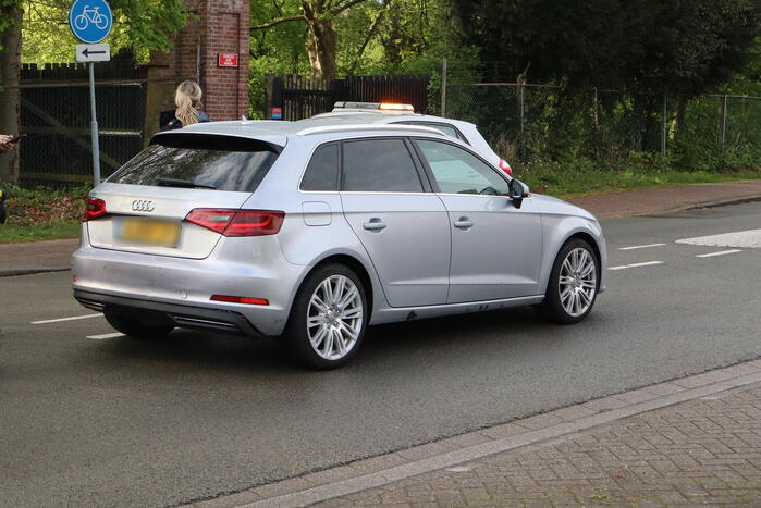 Schade bij ongeval tussen twee voertuigen