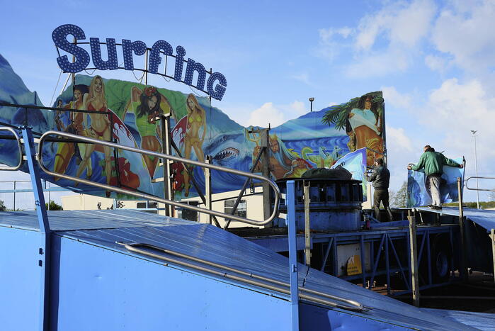 Laatste loodjes voor start van kermis