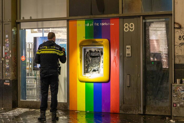 Geldmaat beschadig door brand