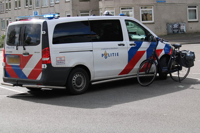 Fietser aangereden door personenauto