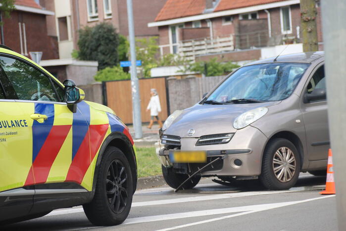 Schade aan personenauto door eenzijdige aanrijding