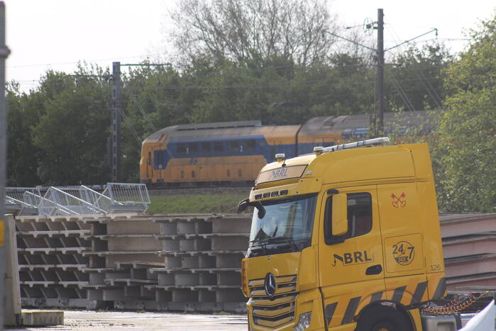Treinverkeer gestremd vanwege aanrijding