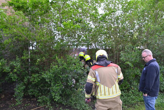 Elektrische fiets vat vlam in schuur