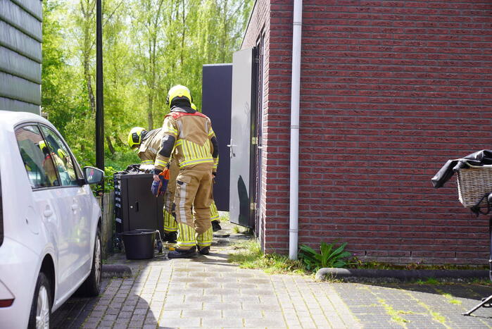 Brand in berging snel onder controle