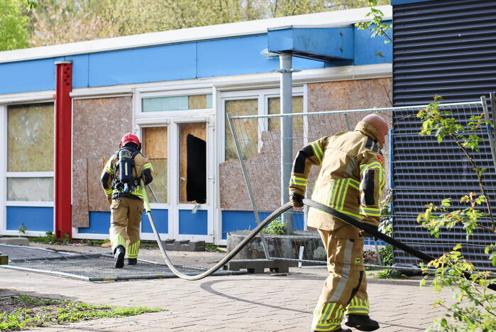 Inbraak en brandstichting in leegstaand schoolgebouw