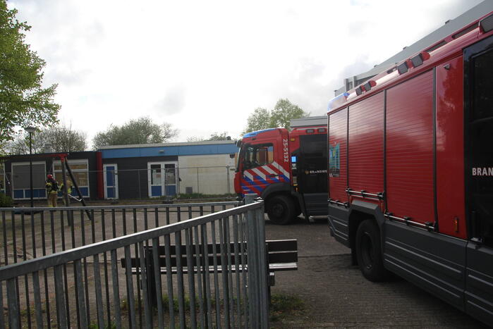 Inbraak en brandstichting in leegstaand schoolgebouw