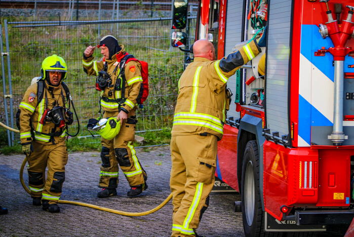 Brandstichting in leegstaand gebouw