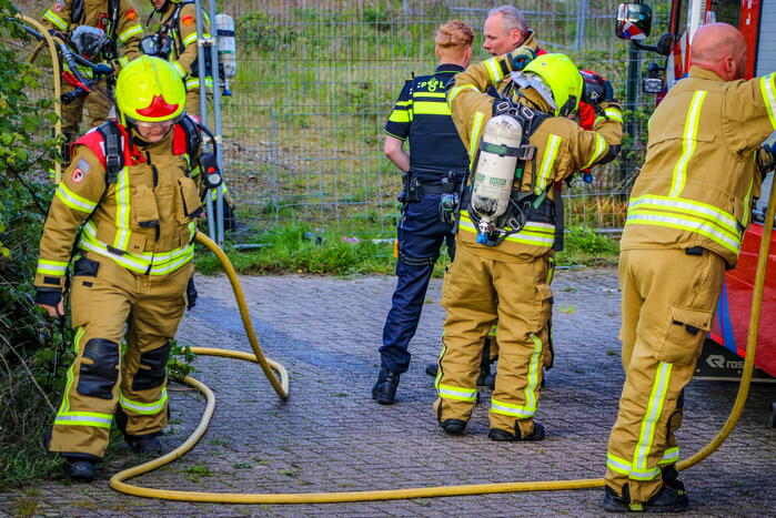 Brandstichting in leegstaand gebouw