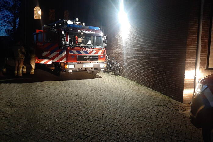 Mogelijk gaslek in kerk